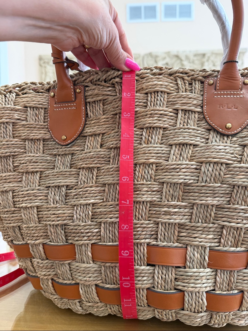 Lauren Ralph Lauren Banyon Tree Large Tote - Picture 12 of 13